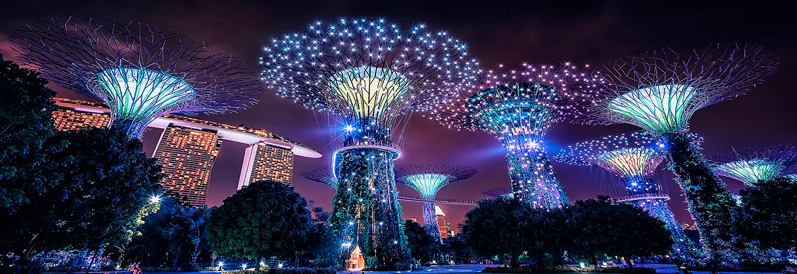 A stock photo of Gardens By The Bay in Singapore, Singapore.